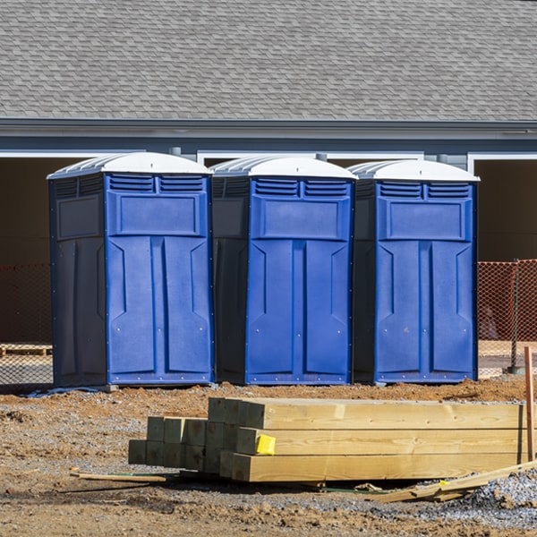 is there a specific order in which to place multiple porta potties in Midway UT